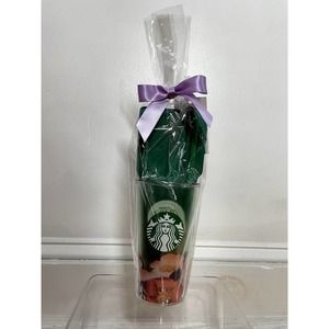 2021 Starbucks Cold Brew Flower Cup Set NWT